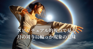 スピリチュアル的視点で見る月の周りに輪っか現象の意味