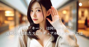 左耳の「キーン」は何のサイン?耳鳴りに隠れたスピリチュアルメッセージとは