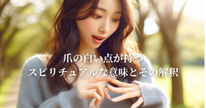 爪の白い点が持つスピリチュアルな意味とその解釈