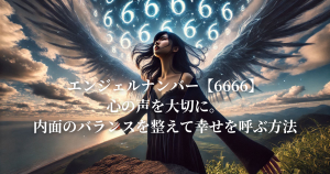 エンジェルナンバー【6666】心の声を大切に。内面のバランスを整えて幸せを呼ぶ方法